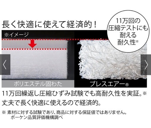 【新品未使用】 ブレスエアー リファイン（厚さ5cm）