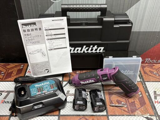 【新品】マキタ Makita TD023DHXAP 充電式ペンインパクトドライバ 限定色 バッテリ×2・充電器付き【ハンズクラフト佐賀】