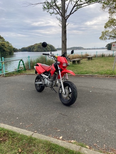 ホンダ XR 50モタード　赤 デイトナ80ccボアアップ　