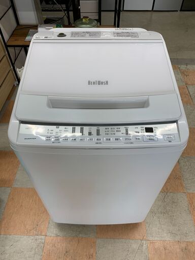 ＼家具＊家電のお店／【ｼﾞｬﾝｸﾞﾙｼﾞｬﾝｸﾞﾙ石川金沢店】 洗濯機 日立 BW-V80F 8.0㎏ 2020年製