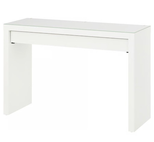 IKEA　マルム  ドレッサー 丸型鏡 セット