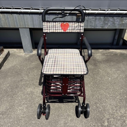 大人用 歩行補助 手押し車　シルバーカー　折りたたみ　ショッピングカート