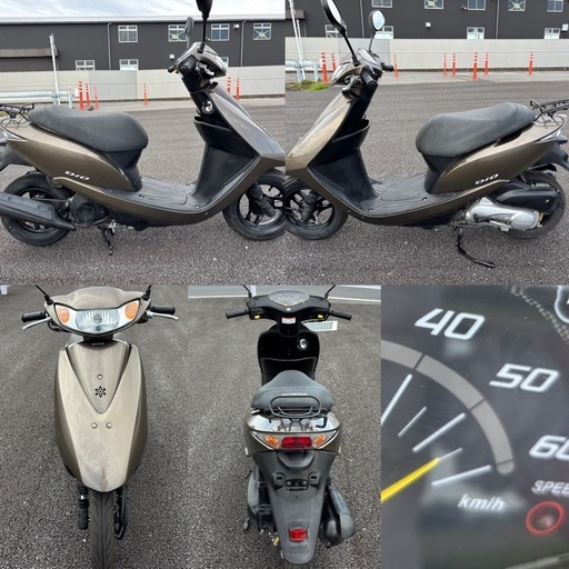 ⭐️AF68ディオ.低燃費FI⭐️タイヤ・プラグ・グリップなど新品交換済みで快調⭐️50cc原付スクーター⭐️