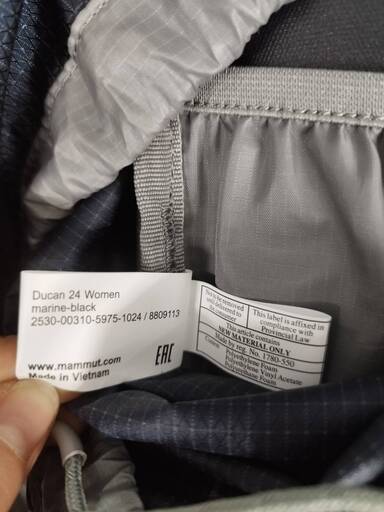 【未使用に近い】MAMMUT マムート DUCAN 24 WOMAN/バックパック/24L