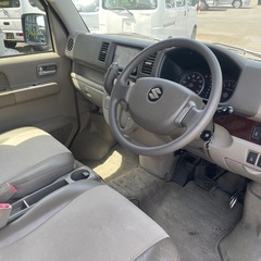 総額32.8万円 スズキ エブリイワゴン レザーセレクション 車検2年 ★ターボ★ 左右パワスラ リフトアップ車両♪の画像