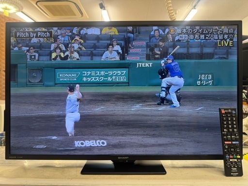 ジモティー特別価格?F142★美品★SHARP製★32型液晶テレビ★2024年製★6ヶ月間保証付き
