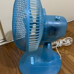 Abilelax 卓上扇風機 ブルー レトロAF-18Tの画像