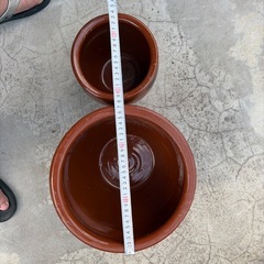 壺　　水槽　　二つセットの画像