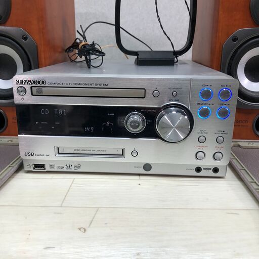 KENWOOD ケンウッド RD-UDA77 CDレシーバー 音出し確認済み コンポ オーディオ機器 動作品 113034-2-001