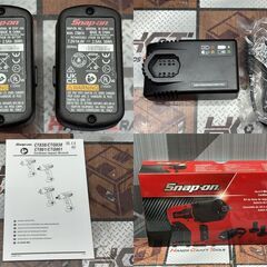 【未使用】スナップオン Snap-on CT861HVJ2 インパクトレンチ バッテリ×2・充電器付き【ハンズクラフト佐賀】の画像