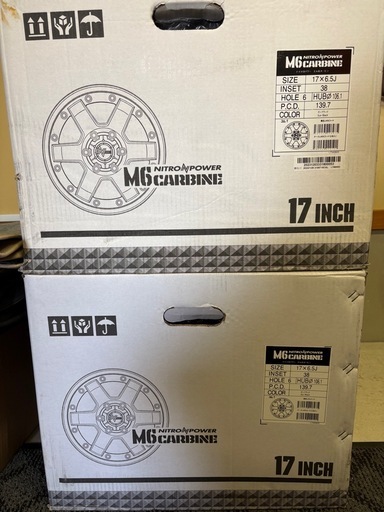 ✳️✳️✳️ナイトロパワーM6 CARBINE ガンブラック　4本　新品‼️‼️ 未装着❣️✳️✳️✳️ 楽天市場】送料無料 4本セット MID ナイトロパワー M6 カービン ガン 