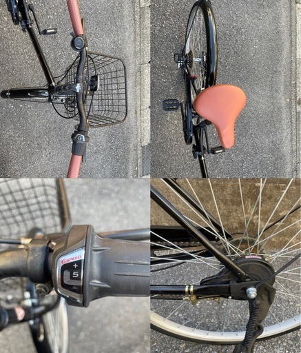 折りたたみ自転車 ギア付き 26インチ