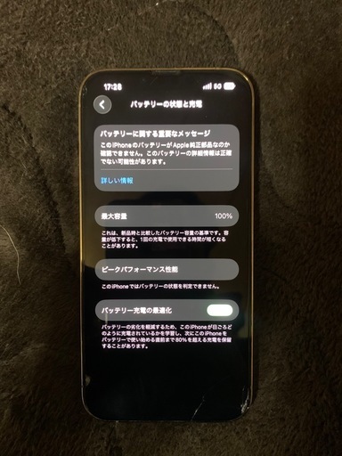 iPhone13Pro バッテリー残量100%美品