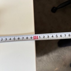 白キャビネット　デスク袖机の画像