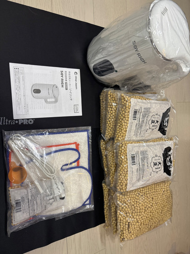 【売ります】豆乳メーカー ＋ 大豆9kg セット