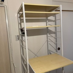【GW限定値下げ中!】木目調キッチンラックの画像