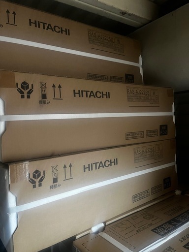 新品エアコン　