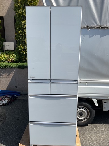 三菱ノンフロン冷凍冷蔵庫 MR-MX46F-W 2020年製品