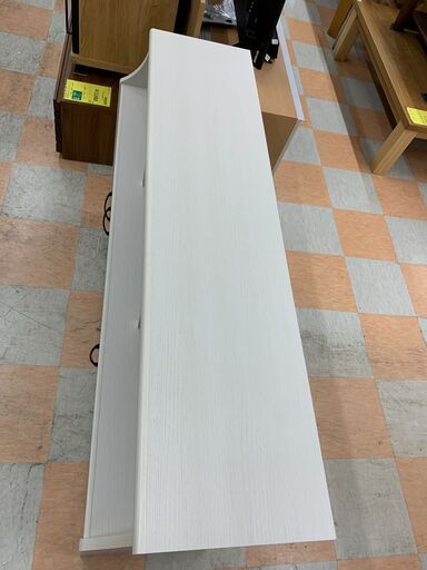 ＼家具＊家電のお店／【ｼﾞｬﾝｸﾞﾙｼﾞｬﾝｸﾞﾙ石川金沢店】サイドボード WH　 W(幅)125×D(奥行き)36.5×H(高さ)80.5cm