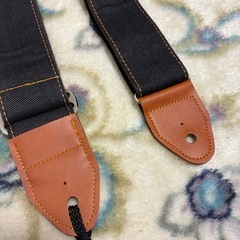 Takamine ギターストラップ レザーエンドの画像