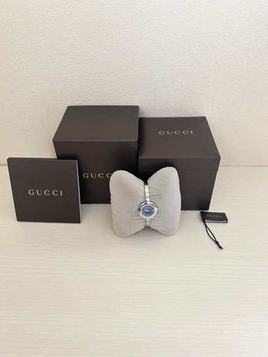 GUCCI 4Pダイヤ　腕時計　YA105547/105　ハイブランド　シンプル　 箱と説明書付き✨