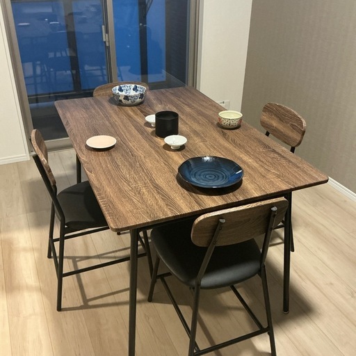 食卓5点セット(ニトリ)