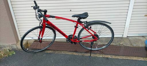◇メリダ クロスバイク　CROSSWAY 100-R グロッシーレッド（サイズ50）  中古品◇