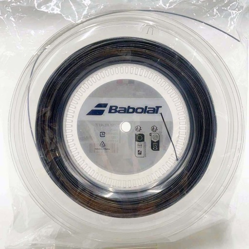 【未使用】バボラ RPM ブラスト BLAST 125 硬式 テニス ストリング ガット 200m ロール ブラック 243101 BABOLAT 1.25mm