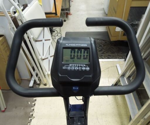 ALINCO AFB4820 クロスバイク4820 フィットネスバイク ブラック 折りたたみ式 マグネット負荷方式(8段階) エアロバ