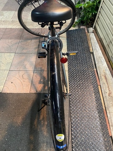 26インチ　カゴ付き自転車　変速なし　ママチャリ　flute