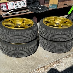 AVS MODEL T6 ホイールタイヤセット 195/45R17の画像