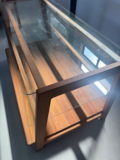 ガラス木製ブティック展示テーブル