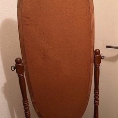 アンティーク調　木製姿見の画像