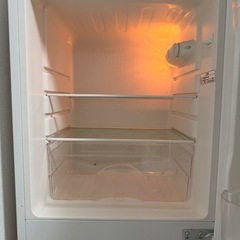 ニトリ106L 直冷式2ドア冷蔵庫NグラシアNTR-106WH 2021年製 (rimu