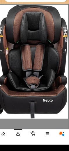 ⭐️4月25日まで出品⭐️チャイルドシート（Nebio）美品　座席シートカバー付き