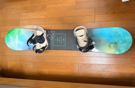 スノーボード143cm + 固定器セット