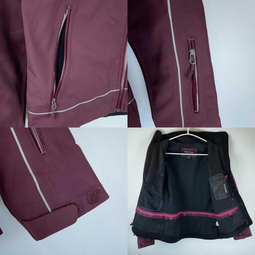 マーモット Cortina Jacket ソフトシェルジャケット 裏起毛 XS レディース Marmot naironn 保温 防水