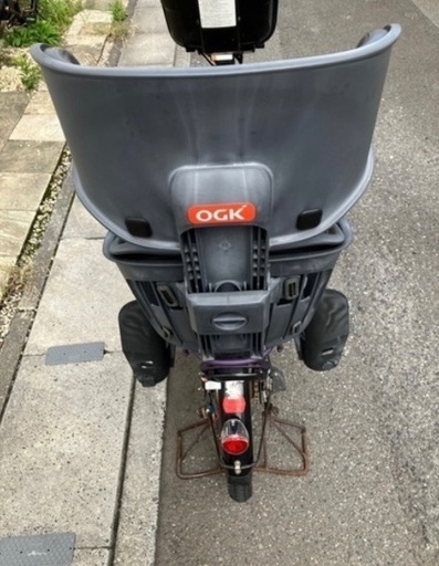 ヤマハ　電動　アシスト　自転車　パスキスミニ　前後　OGK チャイルドシート付き　フル充電可