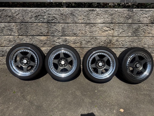 WORK マイスター CR 16インチ PCD100 7.5j+29+35 ワーク深リム CR-X  シビック