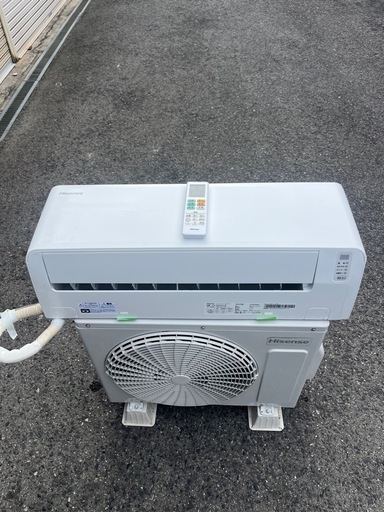 ハイセンス2023年製6畳用エアコン取付込‼️