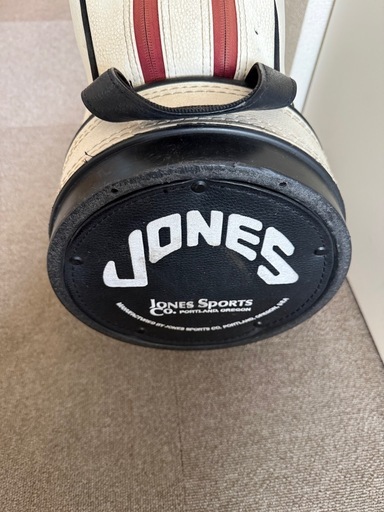 【BEAMS GOLF別注モデル】JONES キャディバッグ レザー ホワイト