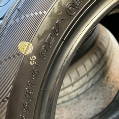 185/55R15ダンロップ2本取り付け無料の画像