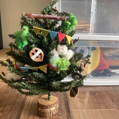卓上クリスマスツリーの画像
