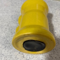 郵便ポスト 貯金箱 黄色の画像