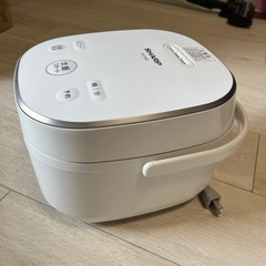 取引決定　美品SHARP炊飯器3号2023年製受け取りに来れる方限定の画像