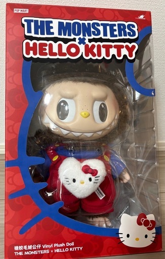 【正規品】 ラブブ ハローキティ ぬいぐるみ THE MONSTERS × HELLO KITTY-Vinyl Plush Doll ポップマート LABUBU POP MART キティ キティちゃん