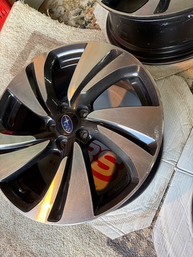 受け渡し予定者あり。値下げしました。スバル　XV 純正ホイール　17インチ　ホイールのみ