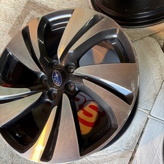 受け渡し予定者あり。値下げしました。スバル　XV 純正ホイール　17インチ　ホイールのみの画像