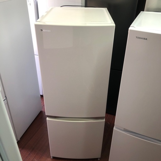 TOSHIBA 東芝ノンフロン冷凍冷蔵庫153L GR-M15BS(W) RZ