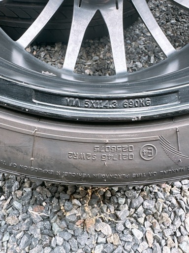 最終値段　245/40 20インチホイールタイヤ